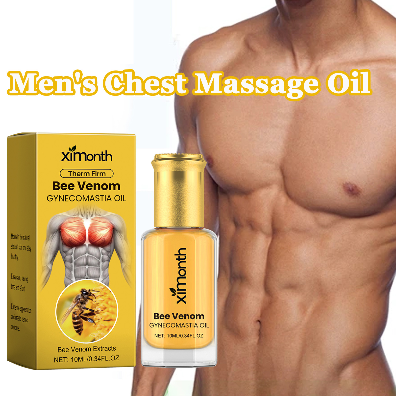 Skincare China - Bee Venom Men's Chest Massage Oil