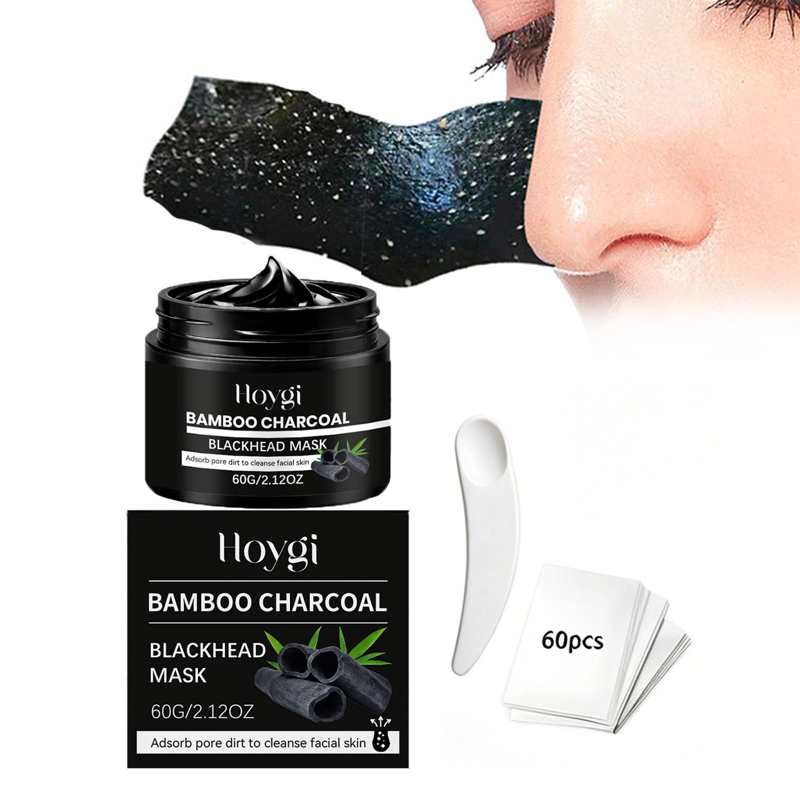 Skincare China - Bamboo Charcoal Blackhead Mask Peel Off