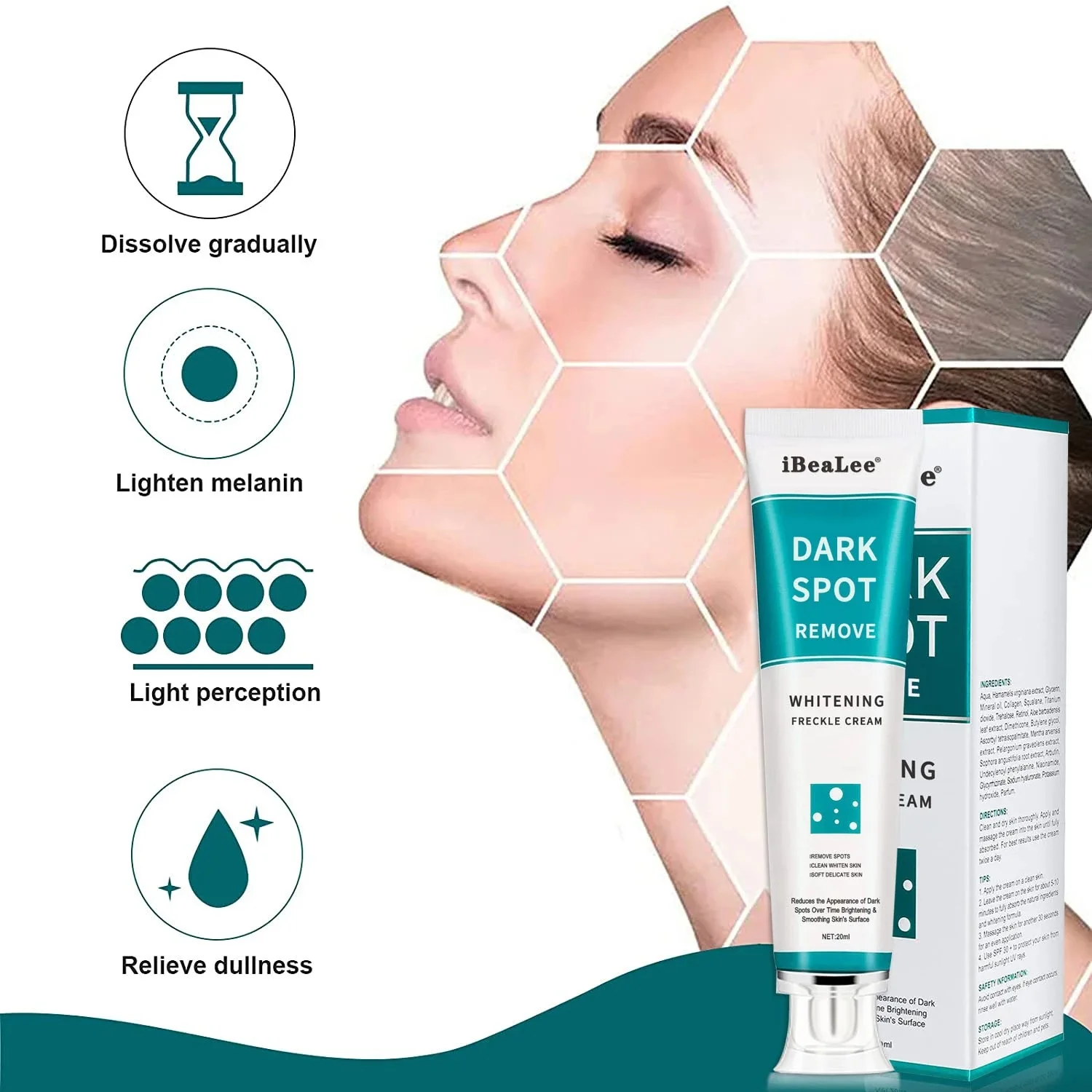 Melasma Brightening Face Cream - Skincare Niacinamide recension och pris