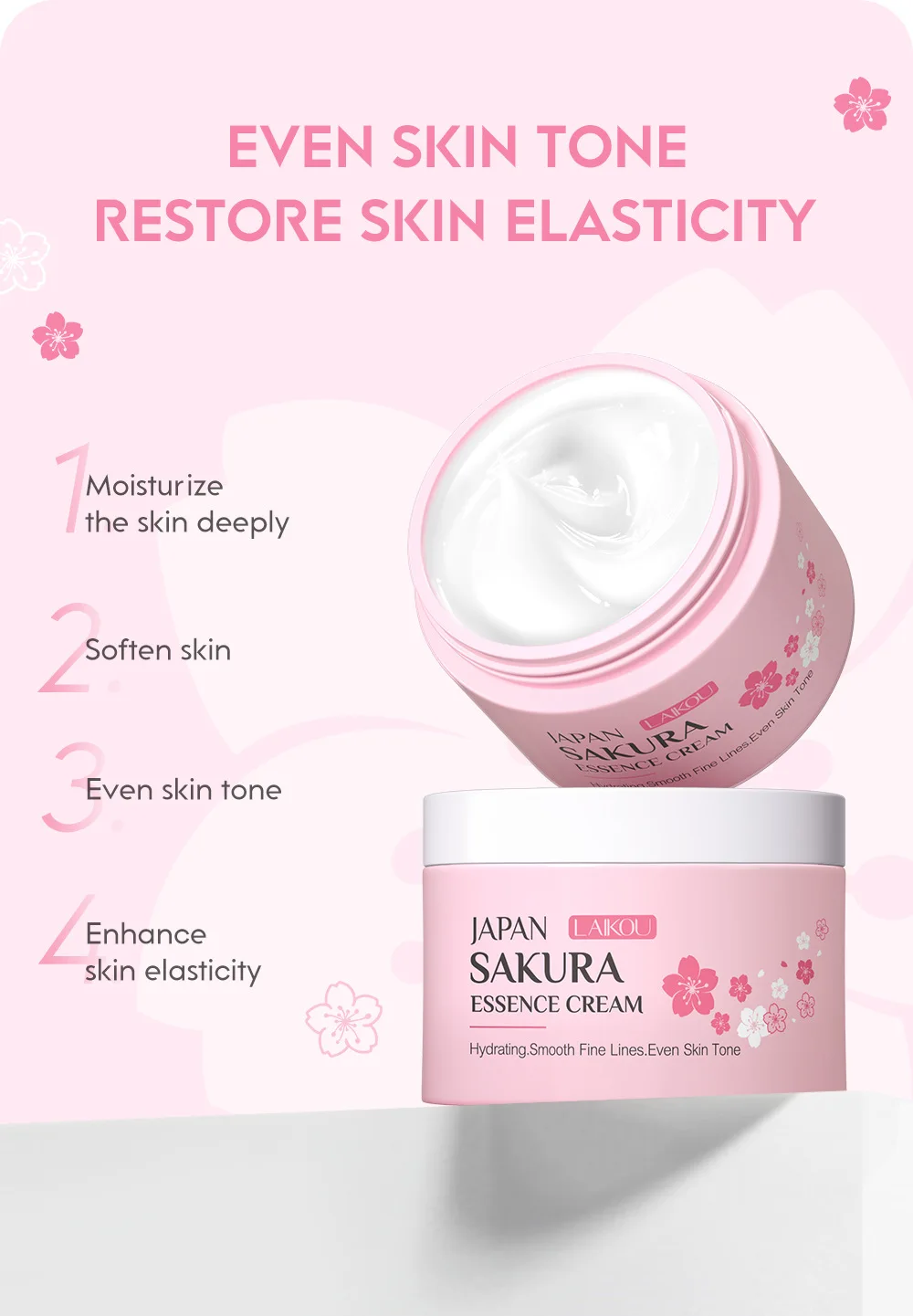 LAIKOU Japan Sakura Essence Cr - Skincare Niacinamide recension och pris