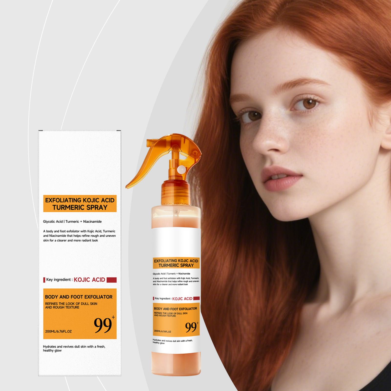 Kojic Acid Turmeric Care Spray - Skincare Niacinamide recension och pris